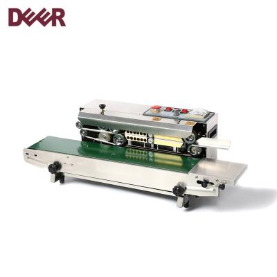 China CLOTHING Plastic Sheet Machine Horizontal Continuous Plastic Bag Sealer Sealer, Mask Box Packing Sealing Machine for sale