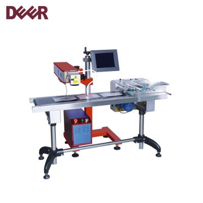 China Marking Line Laser Marking Machine , Fiber Laser Metal Laser Marker for sale