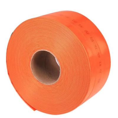 China Fire Irrigation White PVC Easy To Deploy Durable Fire Hose For Fire Fighting for sale