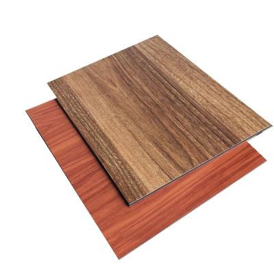 China Sideboard modern aluminum composite solid and wooden side sheet of alucobond ACP double colors for sale