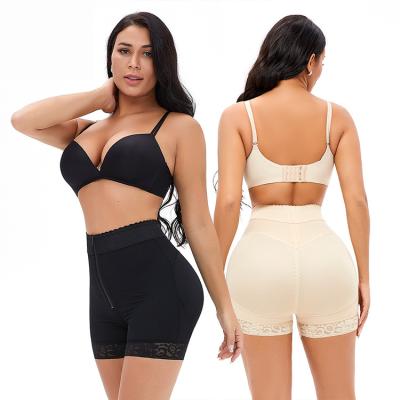 China 2021 Breathable Plus Size Body Tummy Control Navel Belt Yoga Panties Slimming Women's Tops Zipper And Butt Lifter Waist Shapers for sale