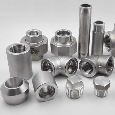 China A105/A105N A182 F304/304L F51 Hexagonal Pipe Fittings Socket Socket ASME B16.11 GB/T 14383 Equal for sale