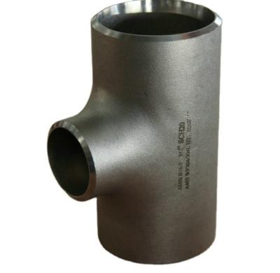 China Joining Pipe Lines China Factory Wholesale Steel Butt Welded Durable Steel Pipe Fittings Tee for sale