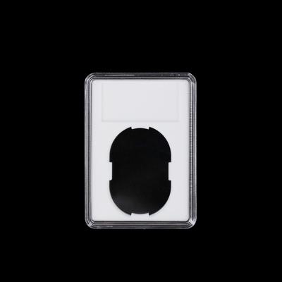 China transparent plastic Japanese ancient coin slab TPE inner pad collection Coin Display Holder Slab Case storage protector TIANBAO Customized Shape for sale