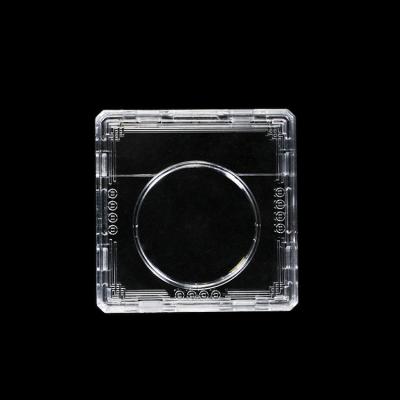 China PC/PS/ACRYLIC Storage Case PCGS NGC graded Coin slab 9.5mm to 42mm coin size Clear Coin case Acrylic transparent plastic display box for sale