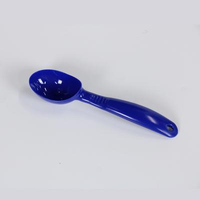 China Sustainable Non Stick Antifreeze Food Grade Plastic Ice Cream Scoops Kitchen Tools Digging Ball Maker Scoop Yogurt Fruit round shape Spoons for sale