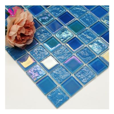 China Building Material Swimming Pool Tiles Standard Glass Non-Slip Mosaic Sticker for Room for sale