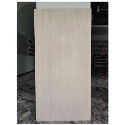 Κίνα 600*1200 Λούξυ Travertine Γυαλισμένα Γλυφάδια Γυαλισμένα Κεραμίδια για το καθιστικό Βίλα Εστιατόριο Τείχος προς πώληση