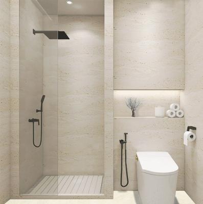 China 600*1200 Floor Specification Travertine Look Porcelain Floor Tile for Bathroom Design for sale