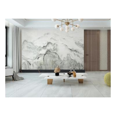 China Marble Look Polished Glazed Porcelain Ceramic Tile Slab 1200 x 2400mm for Flooring for sale