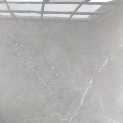 China Vidro de banheiro vitrificado Carrara azulejos de parede polidos com design de mármore 3d à venda