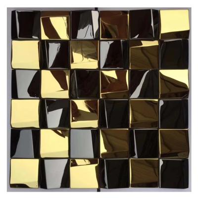 China Tile Type Wall Tiles Stainless Steel Mosaic Bathroom Floor Tiles Mosaic Wall Bathroom for sale