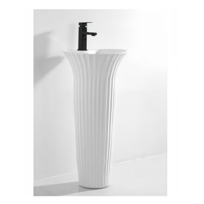 China Dual-Flush Pedestal Basin with Environmental Glaze The Ultimate Cleaning Solution for sale