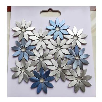 China Antibacterial Metal Mosaic Accents Mosaic Flower Patterns for Wear-Resistant Tiles for sale