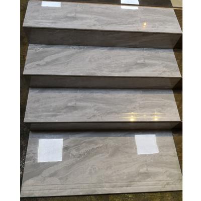 China Vitrified Stair Tiles Marble Design for Modern Porcelain Building Materials for sale