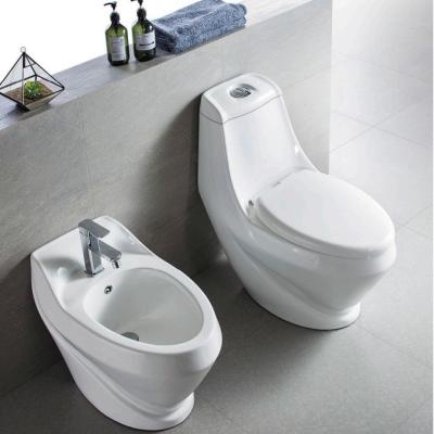 China Front Automatic Wall hung toilet bidet with Accessories Flush Pipe Component 730x425x810mm for sale