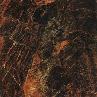 China 600x600mm especificación del piso brillante negro y rojo porcelana de suelo de azulejos para el suelo moderno en venta