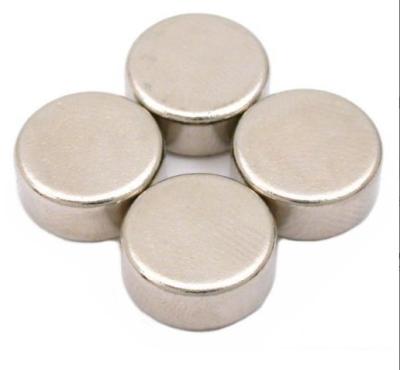 China Disc permanent magnet with Ni plating for sale