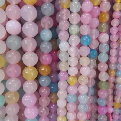 China Morgan agate round beads for sale