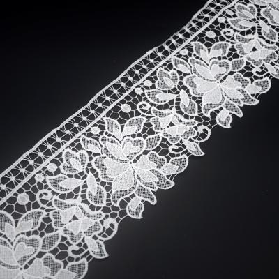 China Workable Stock Item Lace Trim Venice Lace Trim Embroidered Collar Fashion Trimmings For Dress Decoration for sale