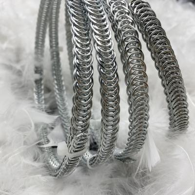 China Easy To Shape Hot Sale 7mm Galvanized Steel Bone Spiral In Roll Steel Corset Bone for sale