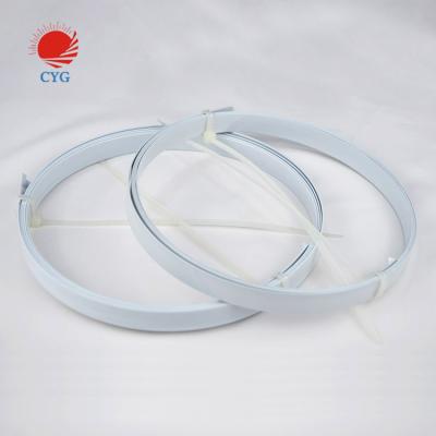 China Durable Circle Flat Steel Boning With Nylon Coated For White Flat Steel Corset Bone for sale