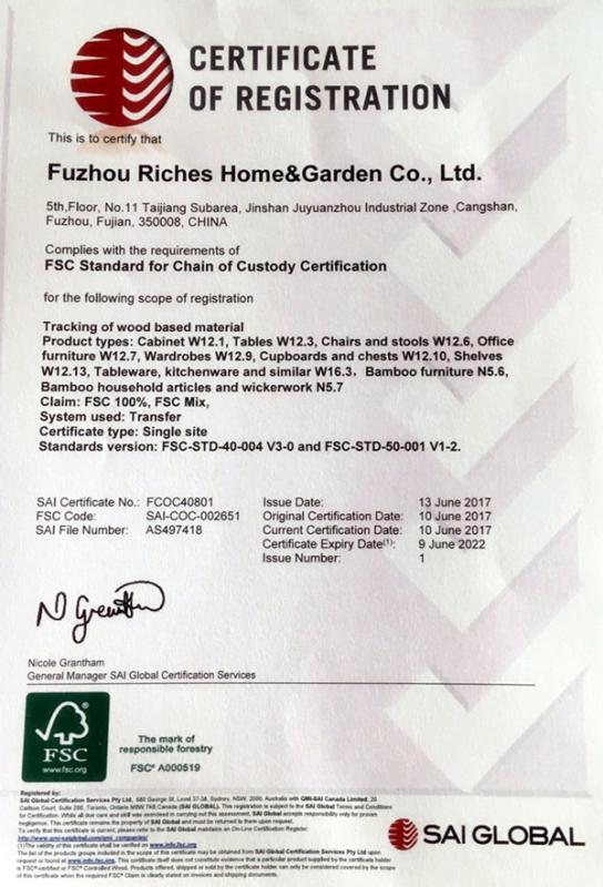 FSC - Fuzhou Riches Home & Garden Co., Ltd.