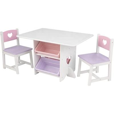 China Small Furniture Modern Custom Cheap Wooden Kids Reading Table Kids Table Set for sale