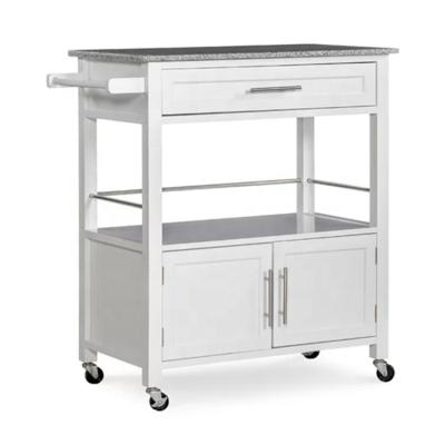 China PANEL Dining Furniture Design Kitchen Rack Trolley Island Table Movable Kitchen for sale