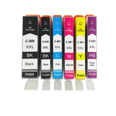 China Compatible COMPATIBLE with CANON PGI-580XXL CLI-581XXL PIXMA TR7550 PIXMA TR8550 TS705 ink cartridge replacement for sale