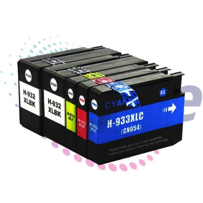 China COMPATIBLE 932xl 933xl Ink Cartridge With Chip For Hp Officejet 6100 6600 7110 7610 7612 7510 7512 Printer HP Officejet 6700 Premium for sale