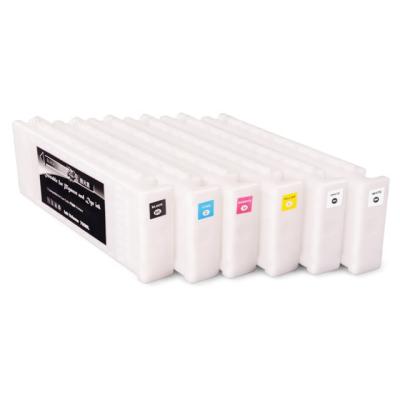 China COMPATIBLE Empty Wide Format Inkjet Cartridge T7251-4 T725a 700ml Refillable Ink Cartridge With Chip For Epson Surecolor F2000 Printer for sale