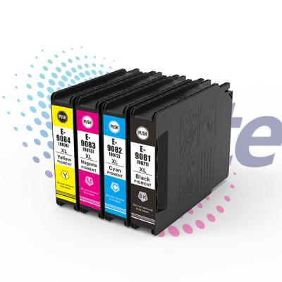 China COMPATIBLE Premium Color Dye Inkjet Ink Cartridge T9081 T9082 T9083 T9084 For Epson Pro Wf-6090dw 6590dwf Workforce Printer for sale