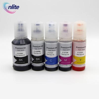 China Eco Friendly Premium Color Compatible T512 (t512020-s) Dye Ink Bottle For Epson Et-7700 Et-7750 Eco 512 Ink for sale