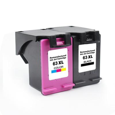 China Replacement COMPATIBLE ink cartridge 63 63XL for HP for Deskjet 63XL printer of 1110/1111/2130 series for sale