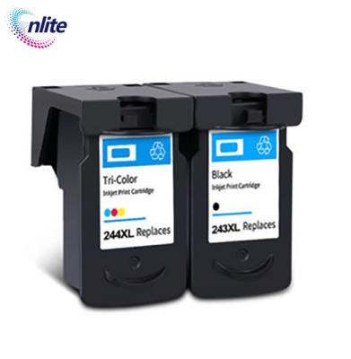 China Remanufactured Remanufactured PG243 CL244 Ink Cartridge With PG243XL CL244XL Chip For Canon PIXMA MG2920 M2922 Printer for sale