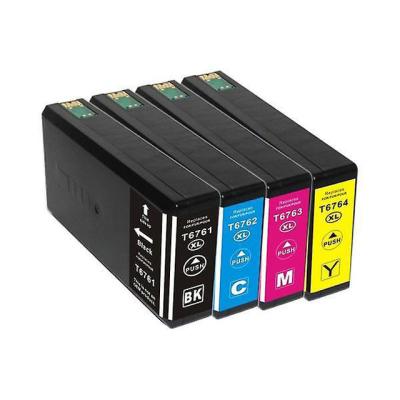 China COMPATIBLE High Quality Compatible Ink Cartridge T6761-T6764 Color For Epson Pro WP-4530 WP-4540 Workforce Printer for sale