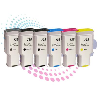 China COMPATIBLE Compatible Designjet 728XL Ink Cartridge with Dye Ink for H728 H728 Designjet T730 T830 Hp Printer for sale