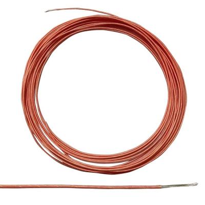 China AFR250 18AWG 0.75mm PTFE Wrap Heater Silver Plated 19/0.23mm Copper Wire for sale