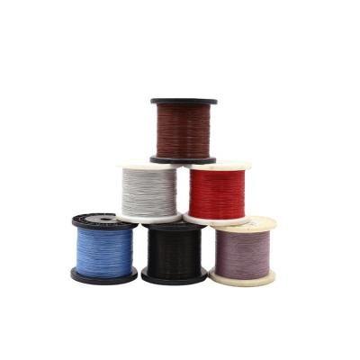 China AF200X 24AWG 0.2mm Tinned Heating 7/0.2mm Clad Copper Extrude FEP Wire for sale