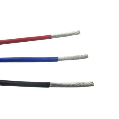 China AF200 32AWG 0.035mm Heating Silver Plated Copper 7 / 0.08mm Extrude FEP Wire for sale