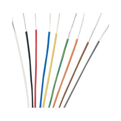 China M16878/4 24AWG 19/0.12 Heating Silver Plated Copper Extrude PTFE Wire for sale