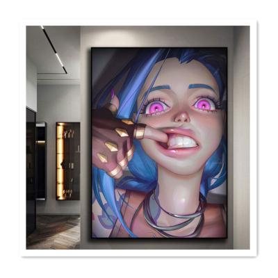 China Custom Paper Art Deco ArtUnion Drop-shipping League of Legend LOL Bad Luck Wall Picture Anime Poster Canvas Photo for sale