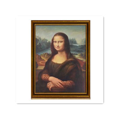 China Modern Famous Leonardo Da Vinci Mona Lisa Painting Handmade On Canvas for sale