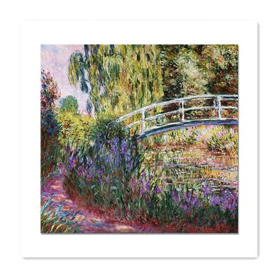 China Abstract Famous Japanese Bridge Claude Monet Oil Painting Reproduction for sale