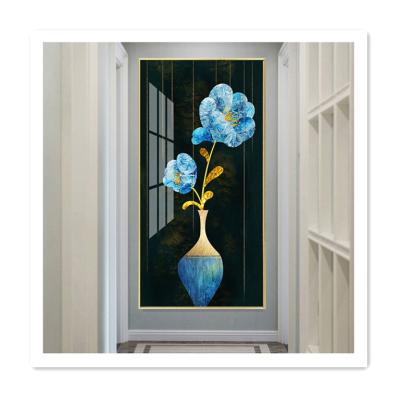 China High Quality Pictures of Crystal Porcelain Painting Elegant Decoration of Waterproof+ECO-Friendly Flowers and Plants for Restaurant School Home Wall Painting for sale