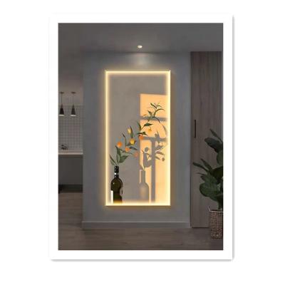 China ArtUnion High Resolution Printing Modern Flower Led Canvas Painting With Light Flower Wall Art Picture Framed Decor Print for sale