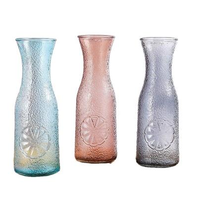 China Colored glass drinkware vases for home decoration, gift vases for sale