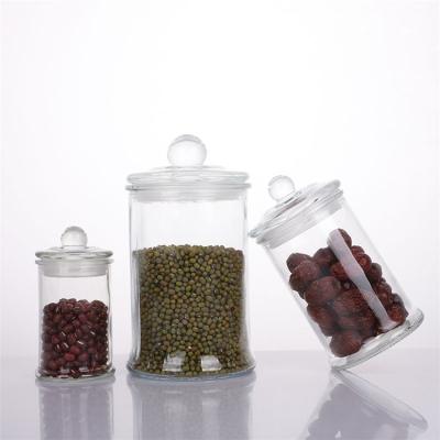 China China Factory Seller Coffee Tea Sugar Canisters Storage Kitchen Glass Stocked Jar for sale