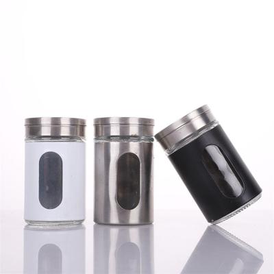 China Household Kitchenware Restaurant China Factory Seller Seasoning Bottles Glass Oil Cylindrical Liquid Spice Round Clear Bottle for sale